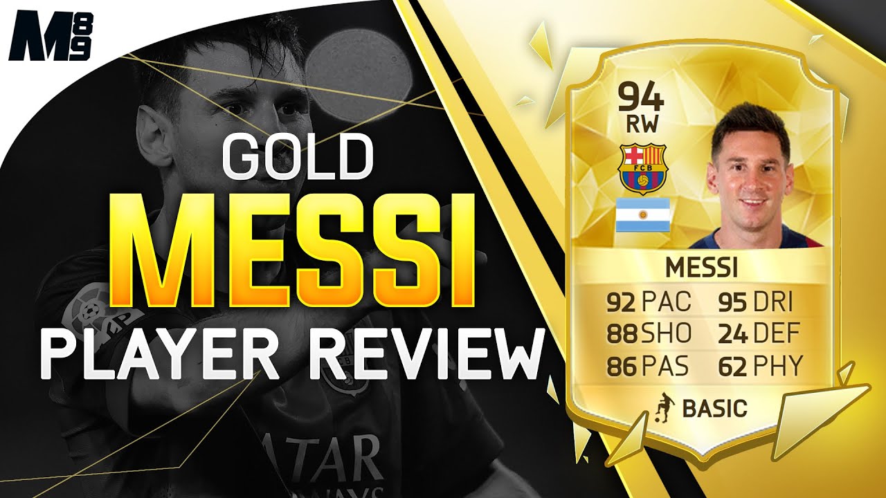 FIFA 16 MESSI REVIEW (94) FIFA 16 Ultimate Team Player Review + In Game Stats