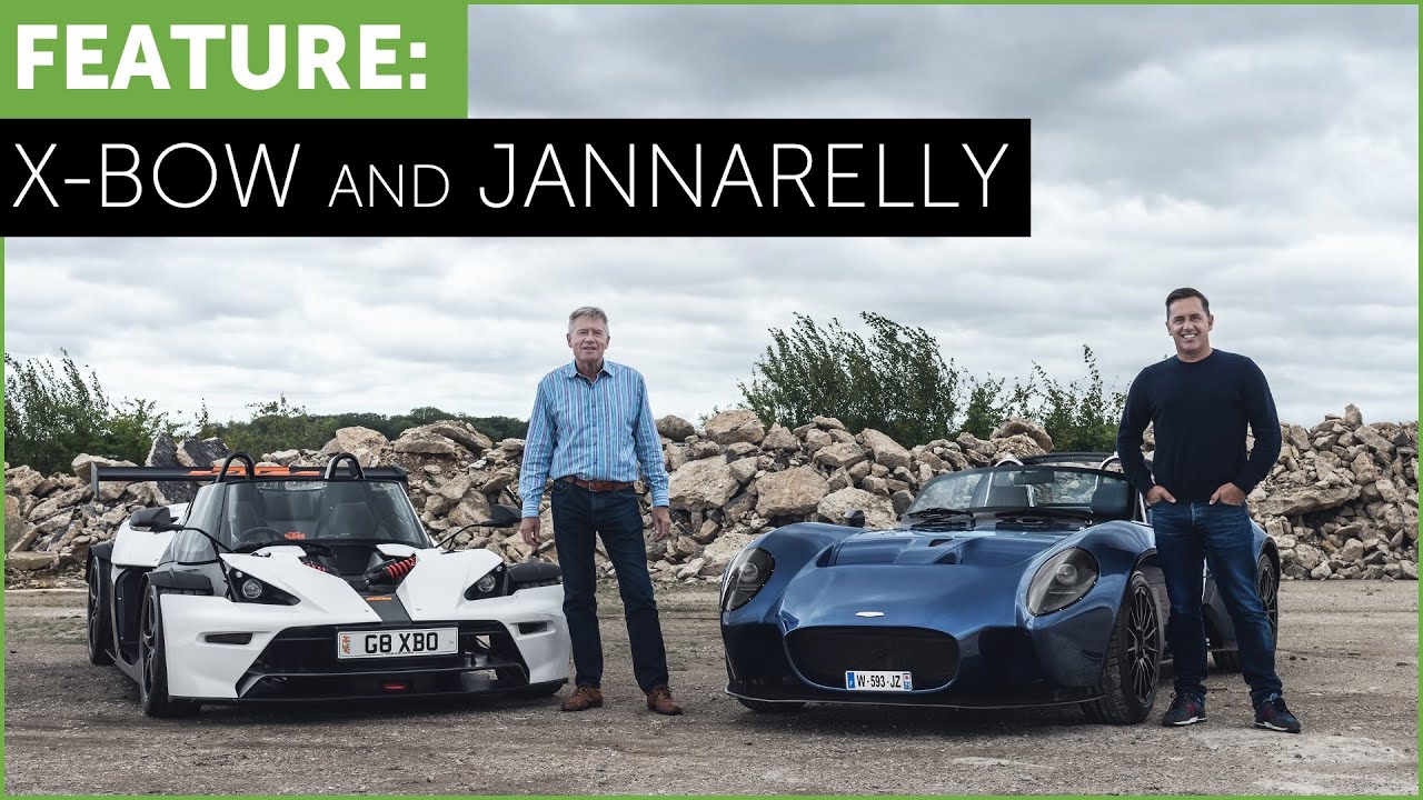 Jannarelly Design-1 and KTM X-Bow. Road Review Feature with Tiff Needell