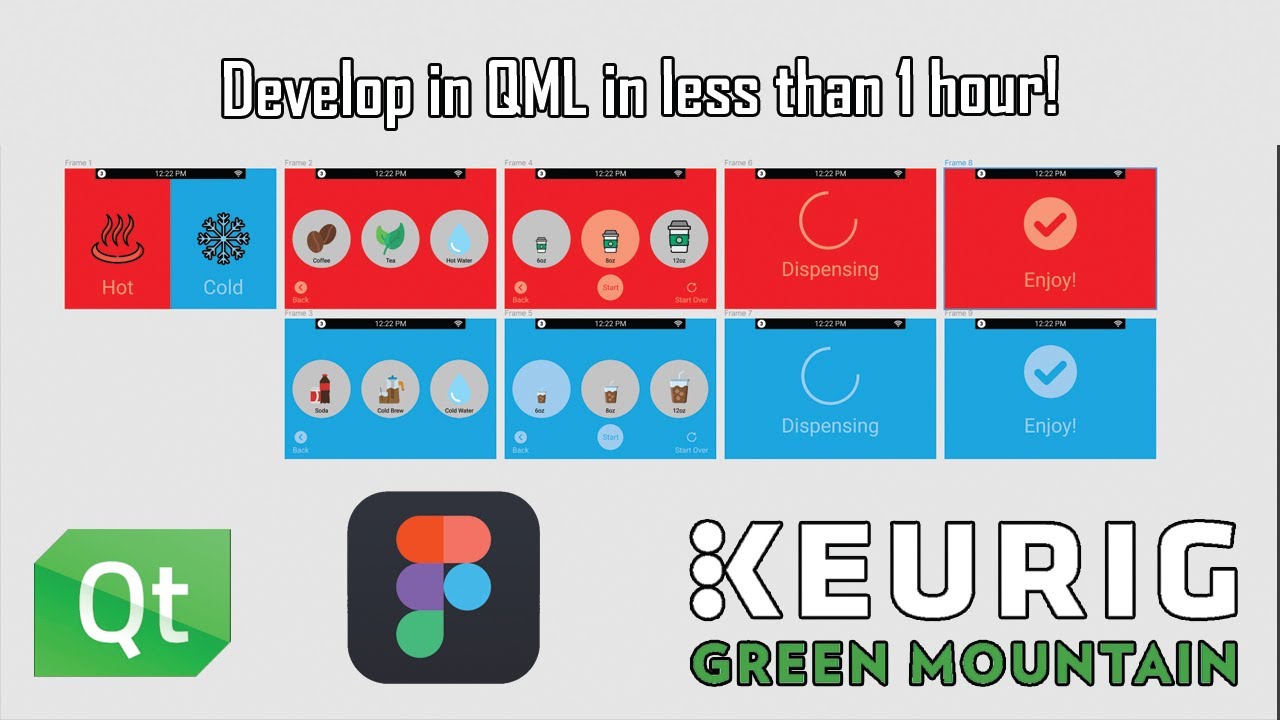 Drink Dispenser UI in QML Part 2: QML Development