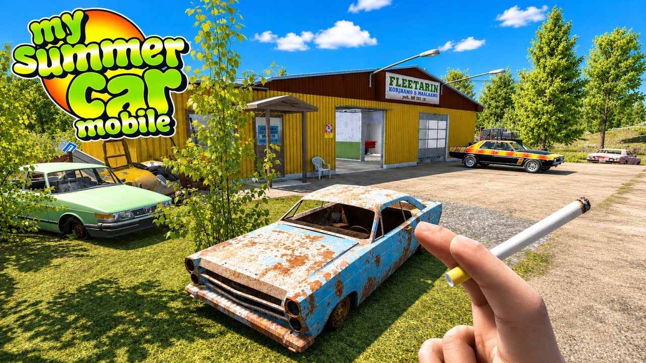 My Summer Car Mobile (Wrecked cars) Gameplay Android & IOS