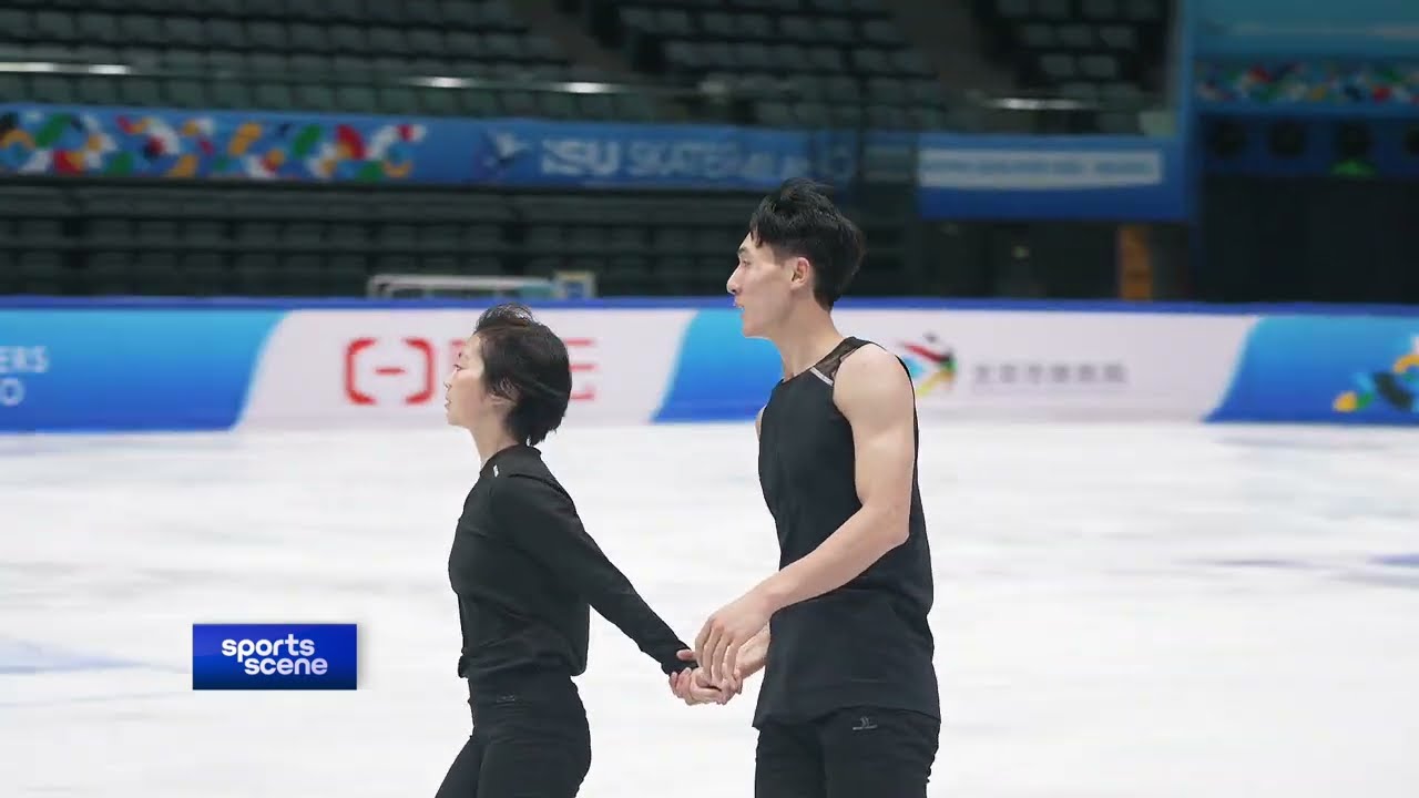 🇰🇵Ryom Tae-ok/Han Kum-chol of DPRK train in Beijing for Figure Skating Olympic Qualifier