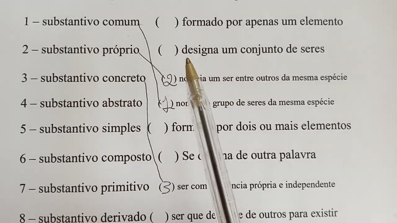 Exercícios de Substantivos2