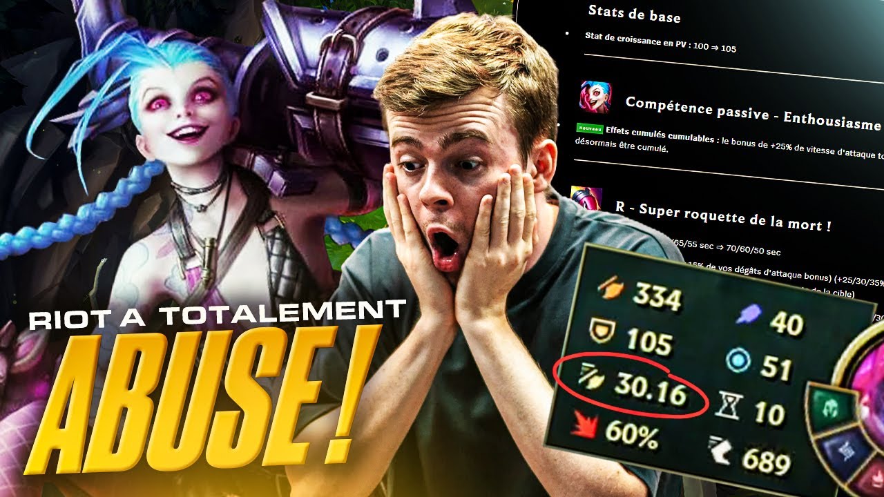 RIOT A ABUSÉ DU BUFF SUR JINX