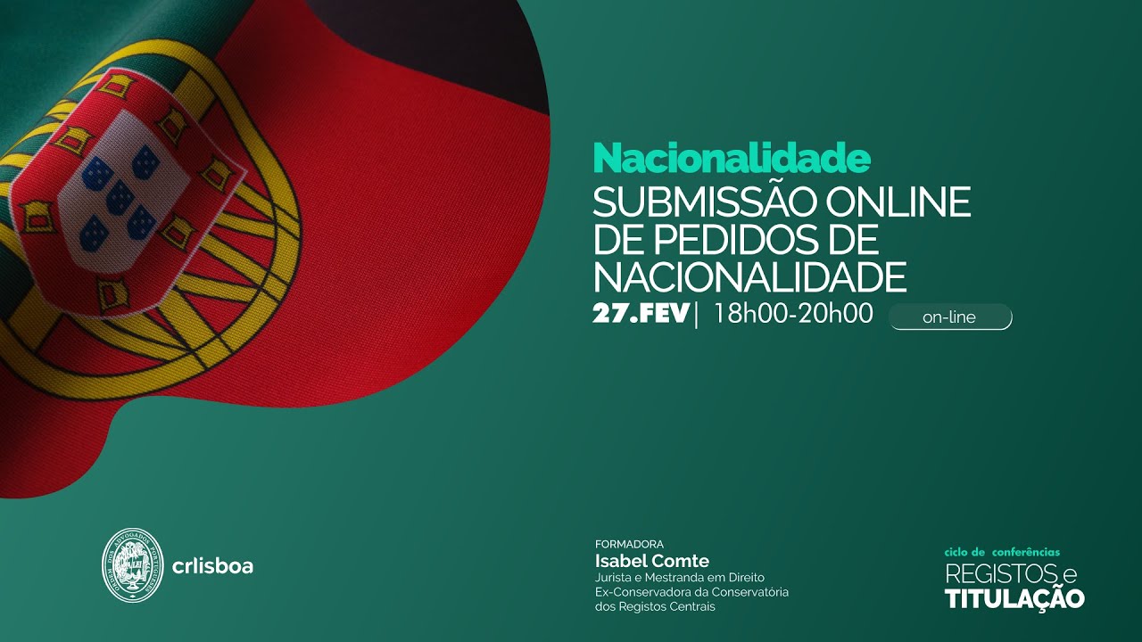 Submissão online de pedidos de nacionalidade
