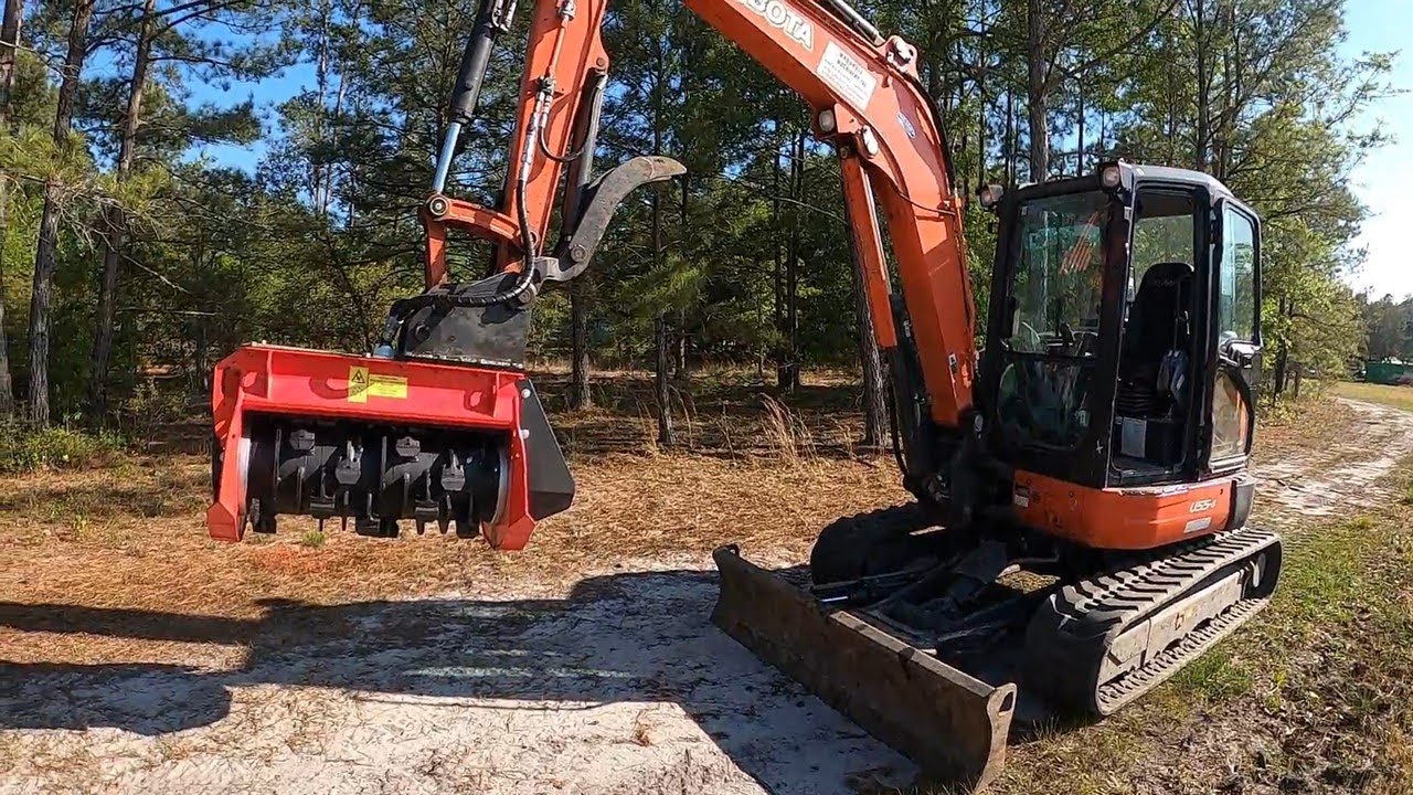 I GOT A MULCHER!! Prinoth M450e-900 Mulcher For Mini Excavator!