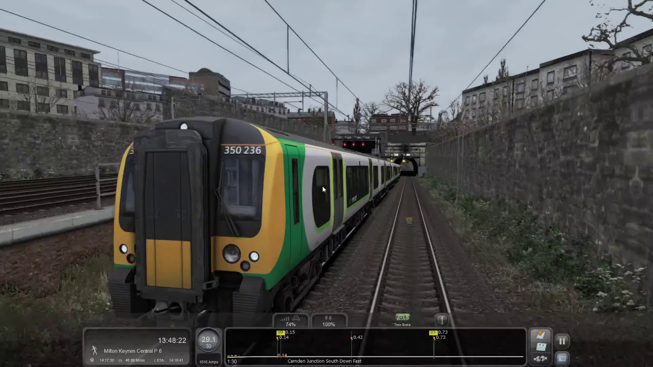 1U37 1346 London Euston to Crewe (Class 350)