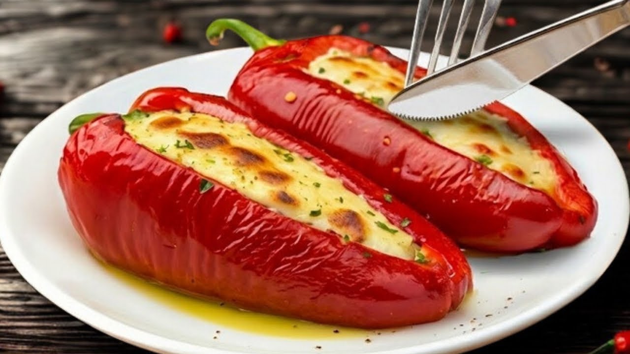 даже ВКУСНЕЕ чем в РЕСТОРАНЕ! 🌶️ ЛУЧШИЙ РЕЦЕПТ ФАРШИРОВАННЫХ ПЕРЦЕВ В ДУХОВКЕ! 😋