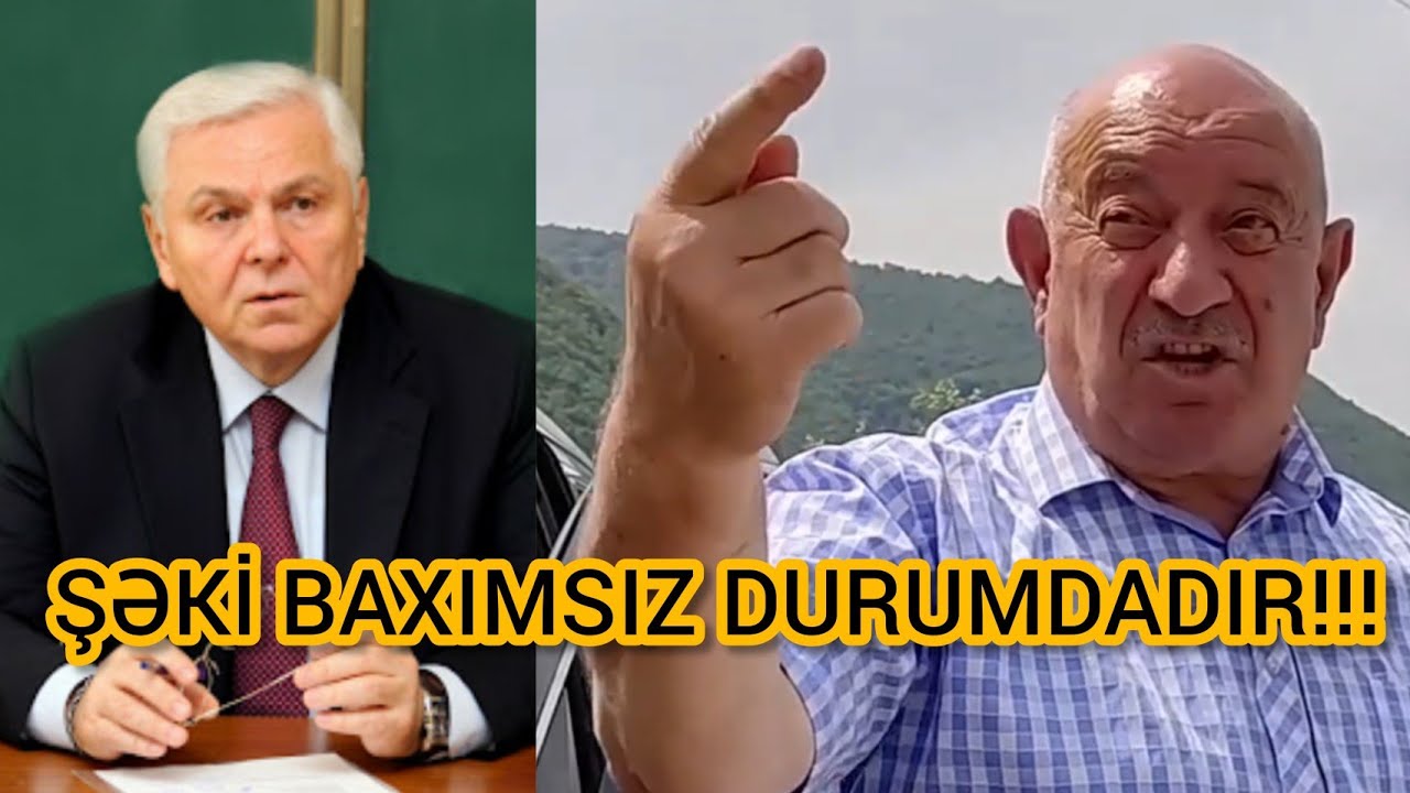 ŞƏKİ BAXIMSIZ DURUMDADIR!ŞƏKİ SAKİNLƏRİ ETİRAZ EDİR.ELXAN USUBOVUN BƏRBAD İDARƏÇİLİYİ