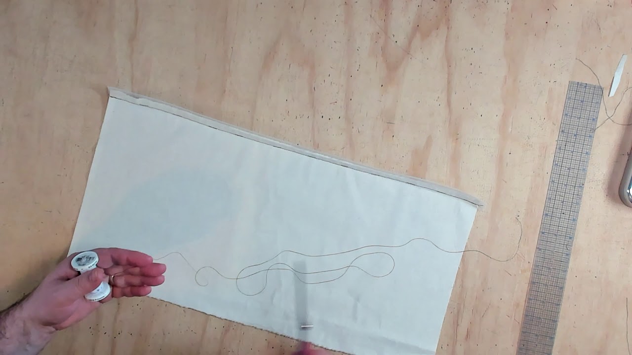 Horsehair Braid Application (For Outer Skirt Hem)