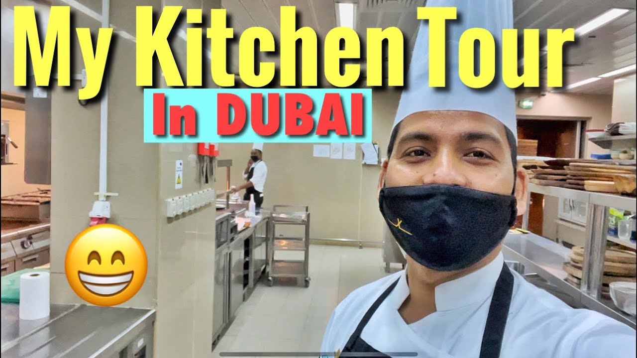 Pehli bar mere kitchen ka tour😳 | full kitchen review |  hotel kitchen in Dubai | Desivloger