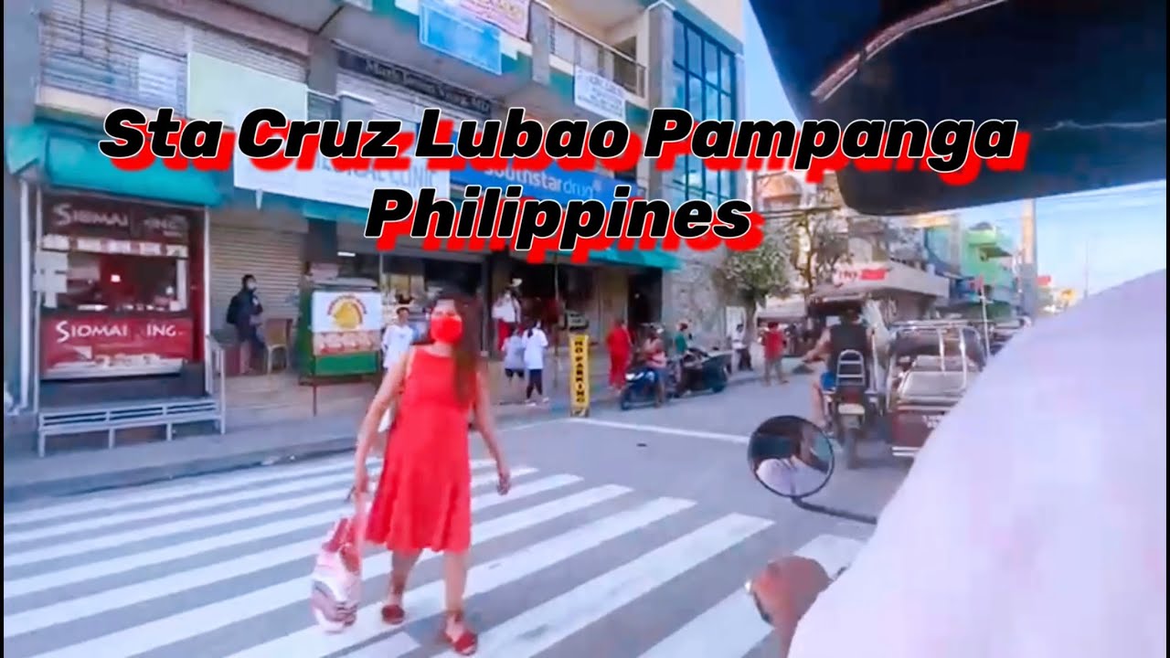 Drive Tour To Sta Cruz Lubao | Pampanga | Philippines 🇵🇭