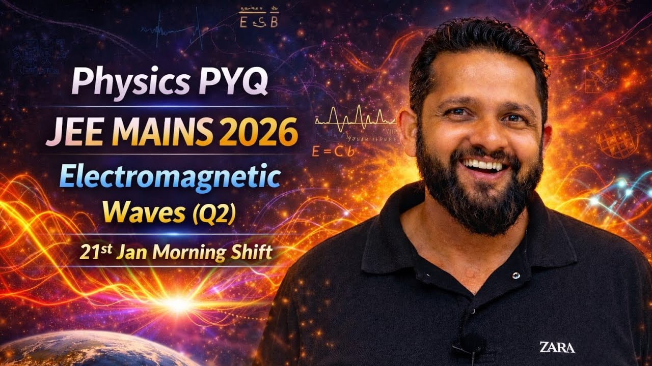 Electromagnetic waves | PYQ | JEE MAINS 2026 Physics | January Shift (Q2) | Physics with Imam