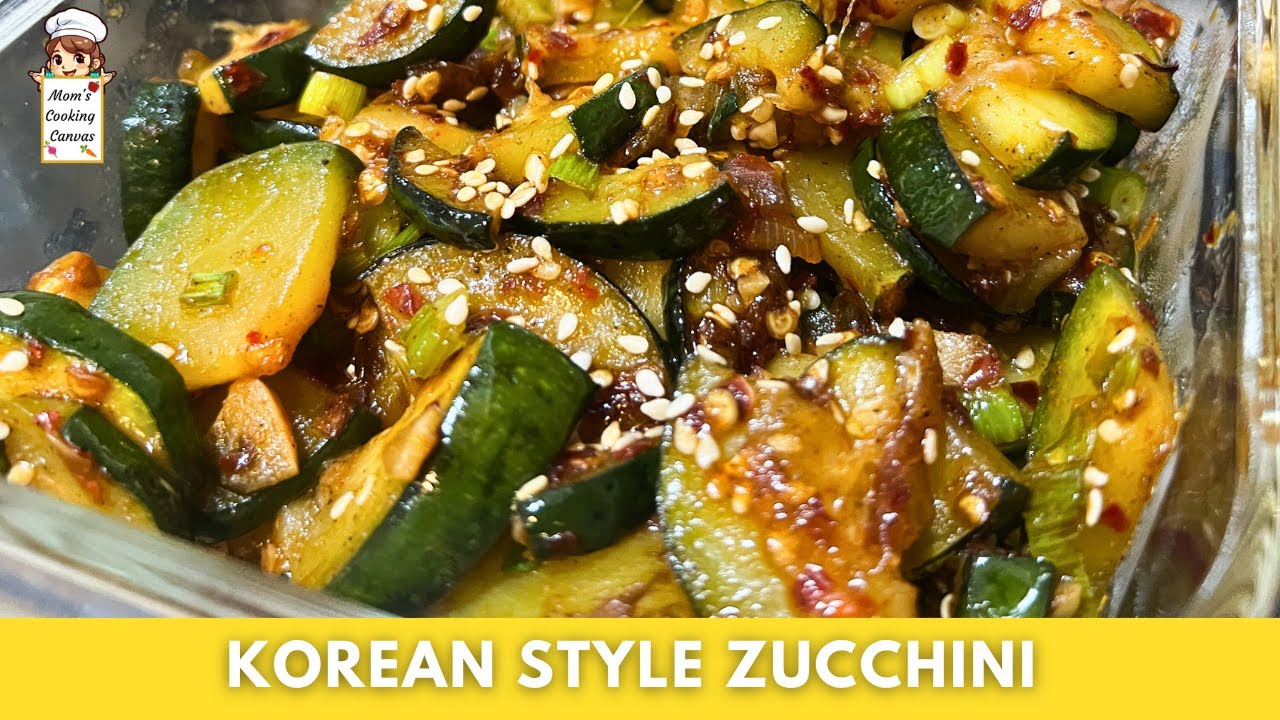 Korean Zucchini Stir Fry (Hobak Bokkeum) | Quick & Easy Side Dish Recipe