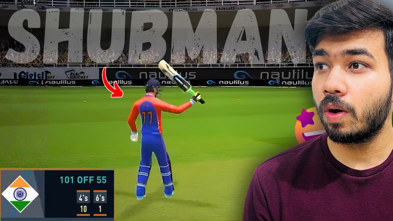 Shubman Gill 101(55)* Vs Sri Lanka 🤯 | Expert Mode | #realcricket