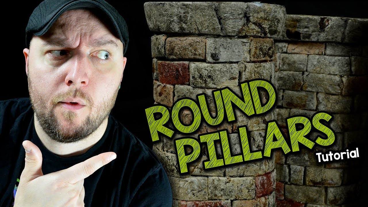 Building Round Pillars for Tabletop Games Like Dungeons & Dragons