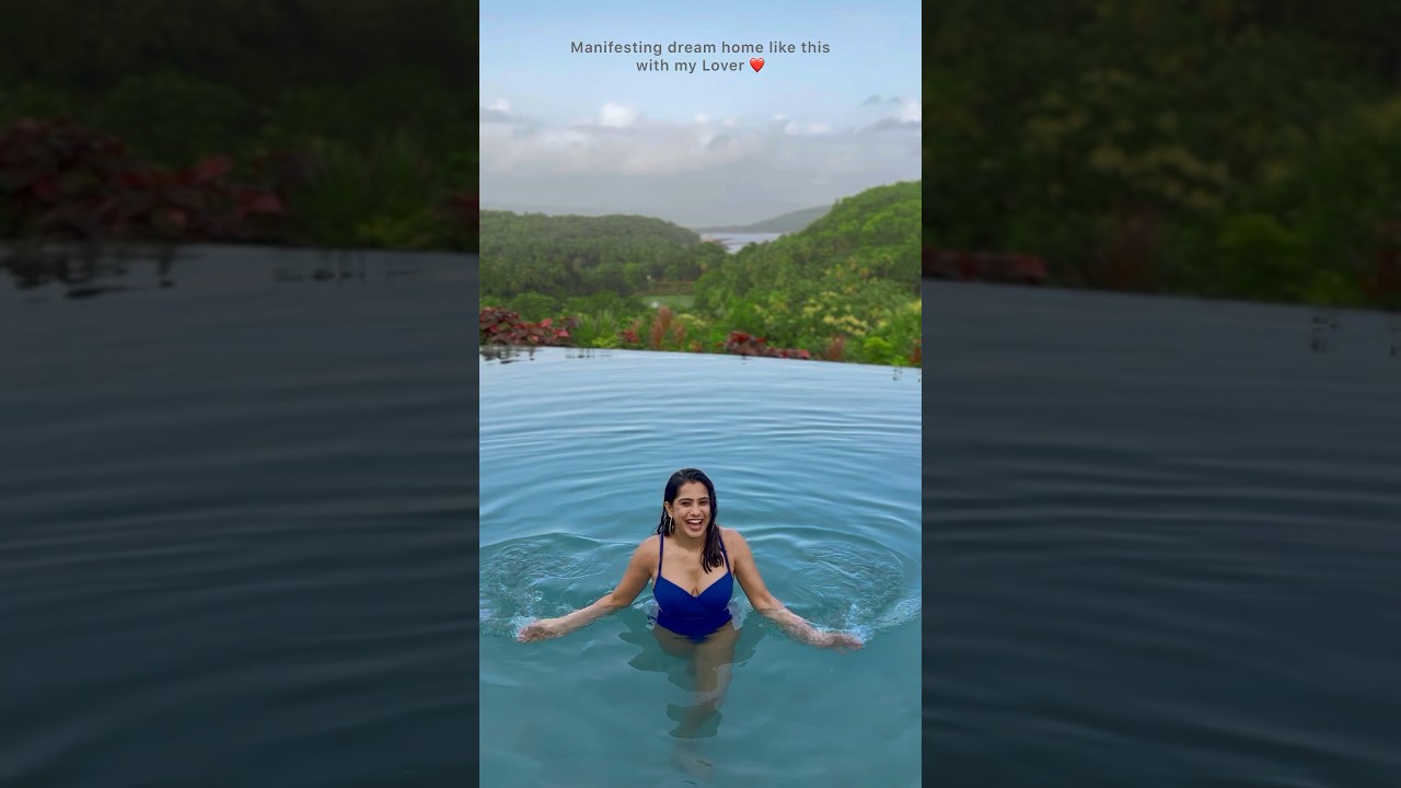 Savvy's Infinity Pool Bliss in Gokarna! ✨🏊&zwj;♂️
