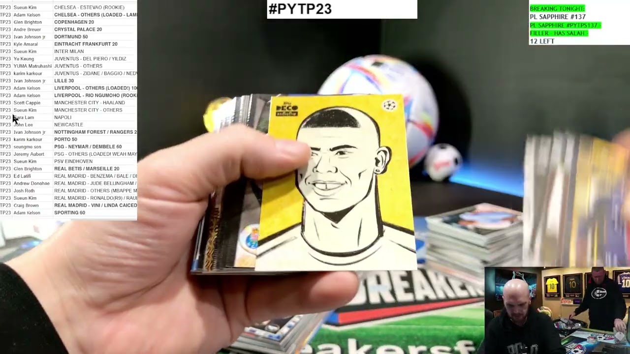 2025-26 Topps DECO UEFA Club Competitions DECO25 Soccer 10 Box PYTP Break #PYTP23 SOCCER BREAKERS FC