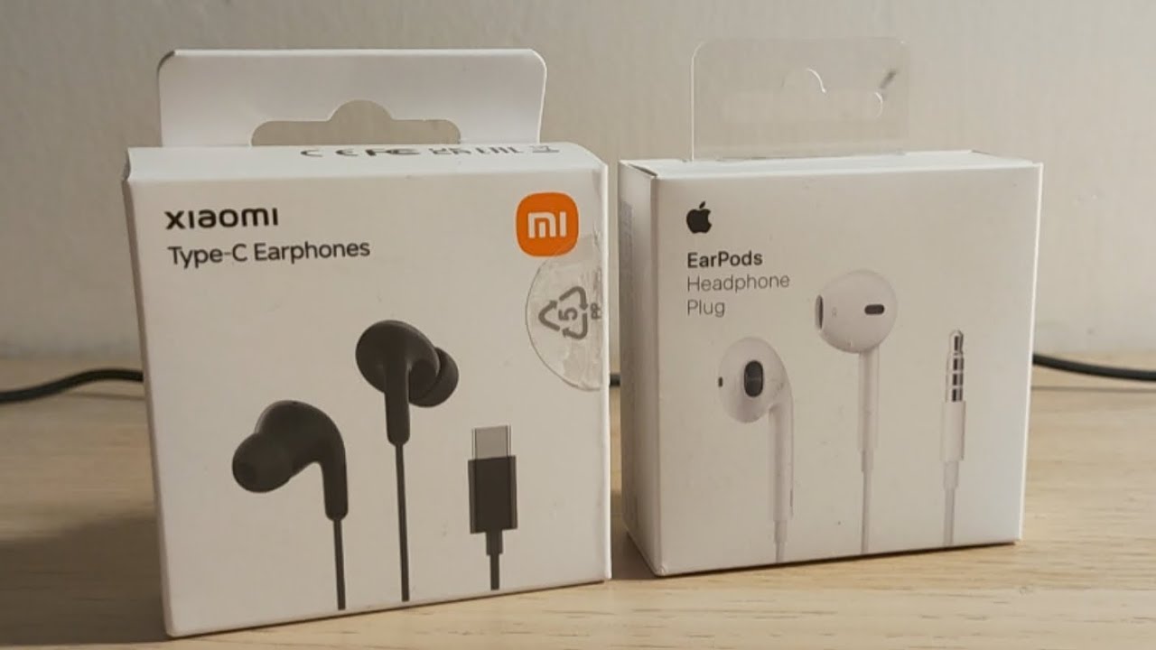 Xiaomi Type-C Earphones & Apple Earpods unboxing || 小米Type-C和蘋果Earpods耳機開箱
