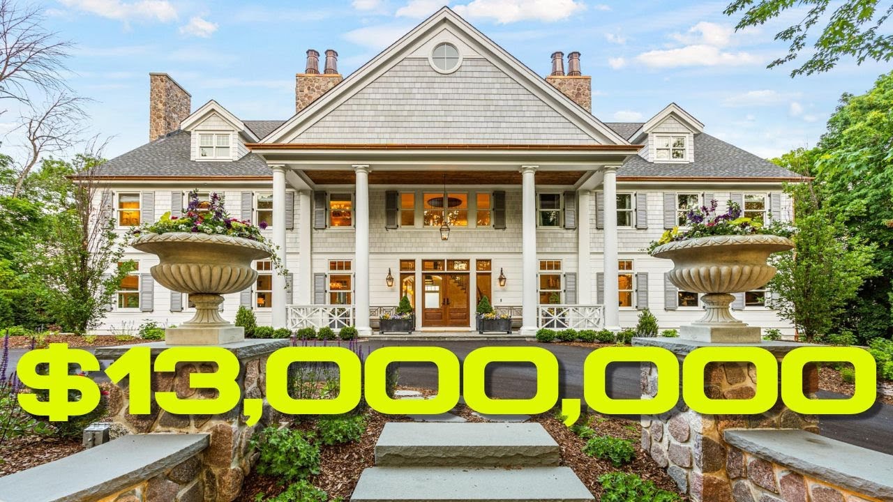 Stunning $13M Mansion In Oconomowoc, Wisconsin | Full House Tour