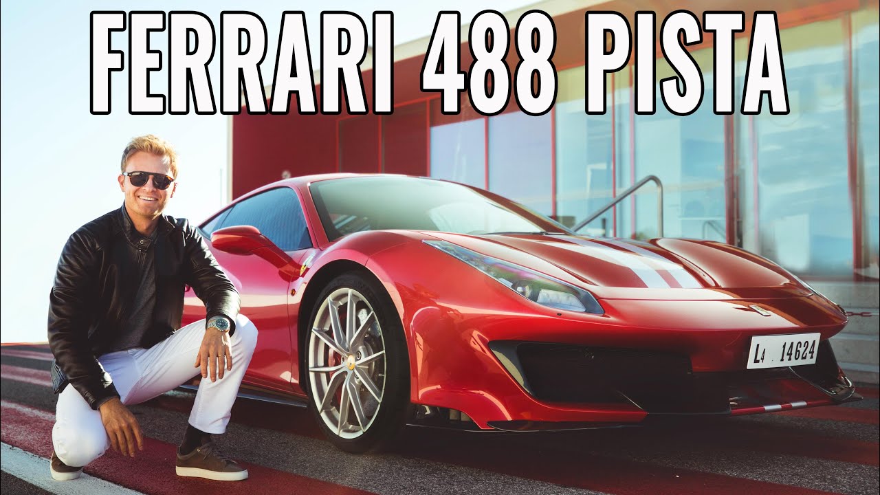 RAW FERRARI 488 PISTA HOT LAPS AT FRENCH F1 TRACK!!