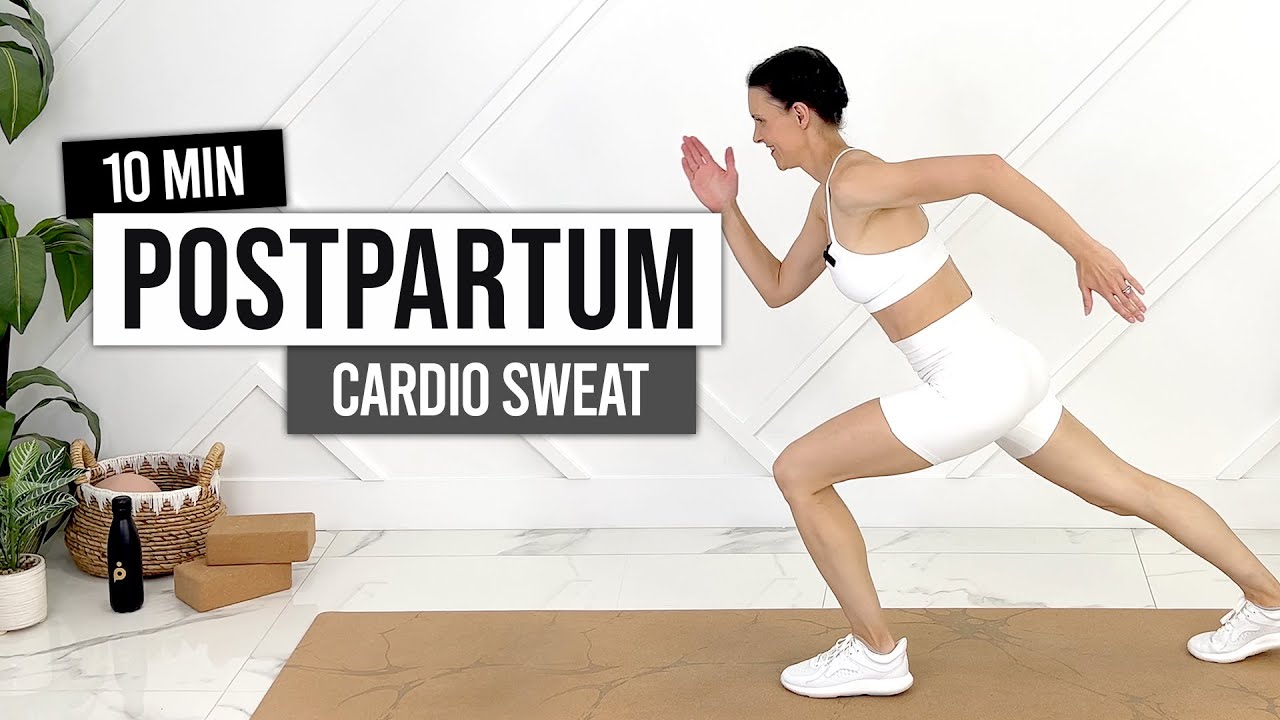 10 Minute Postpartum Cardio Workout (Advanced Postpartum Challenge - Day 4)