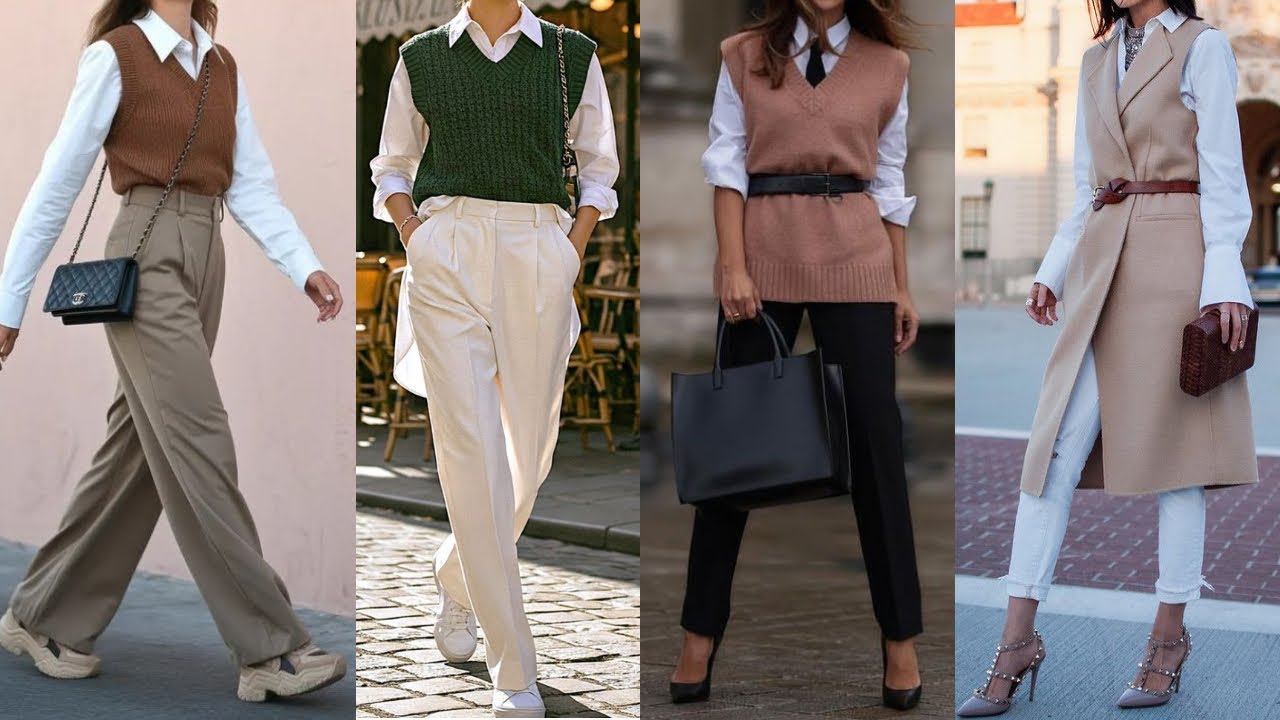 Cómo LLEVAR CHALECOS con ESTILO y ELEGANCIA /Tendencia MODA 0T0ÑO INVIERNO 2025- 2026