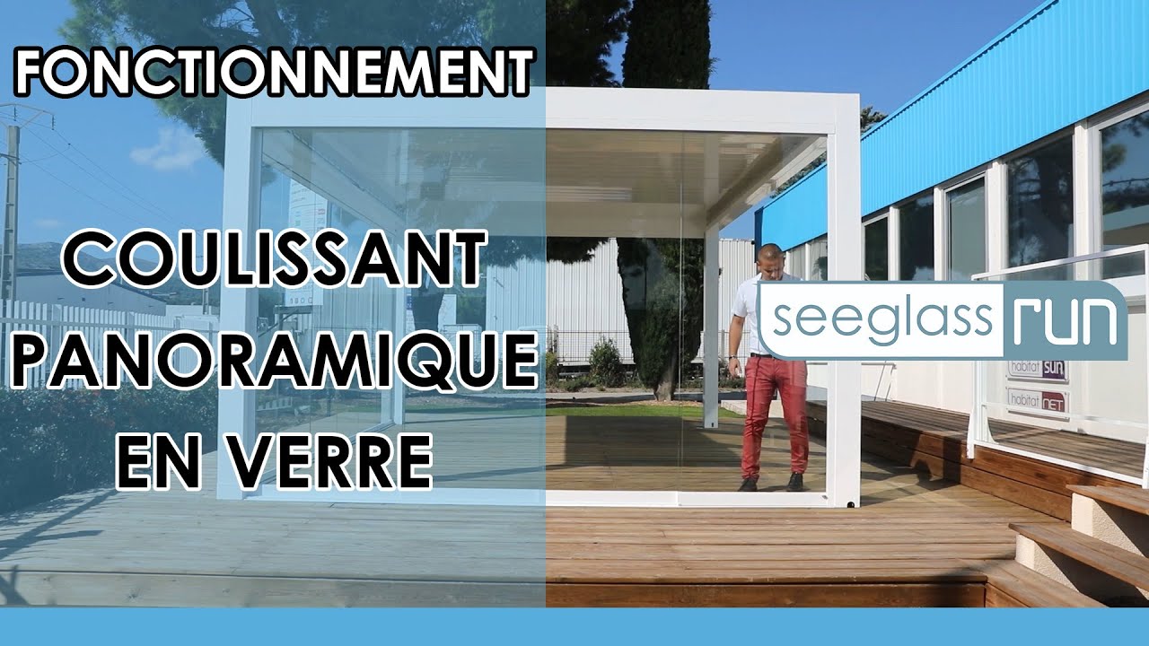 Présentation du coulissant panoramique Seeglass RUN - Glass Systems