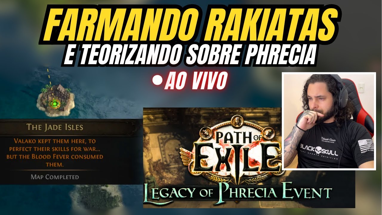 [PoE2 0.4] 🚨FARMANDO RAKIATAS ENQUANTO TEORIZAMOS SOBRE PHRECIA 🚨