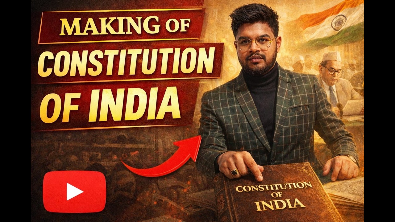 Constitution and Indian Polity: By Azeem Sir | For all type of exam content MAKING OF CONSTITUTION 3