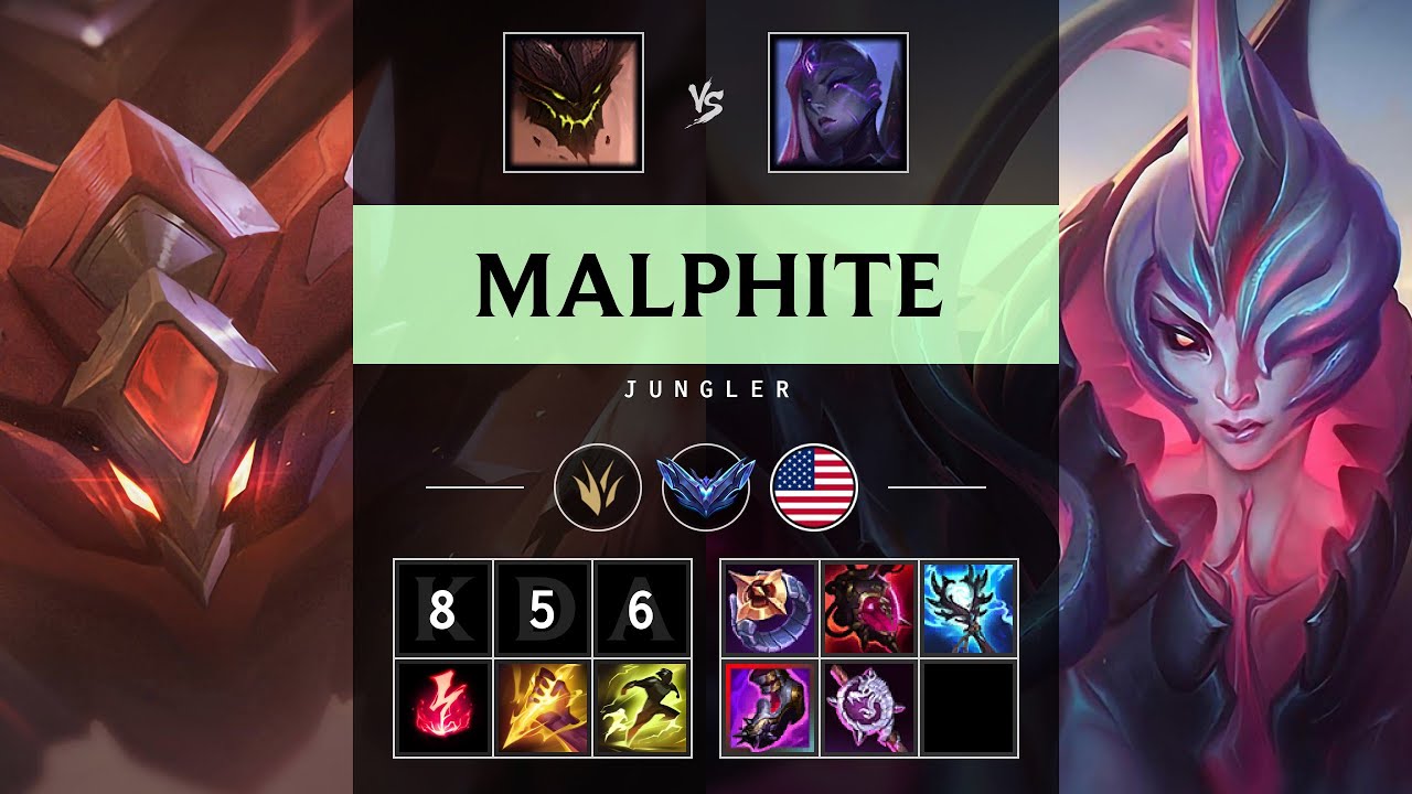 Malphite Jungle vs Bel'Veth - NA Diamond Patch 25.16