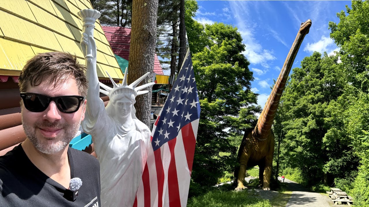 Lake George Expedition Park 2024 • New Spinning Coaster, Vintage Rides, Dino Roar Valley