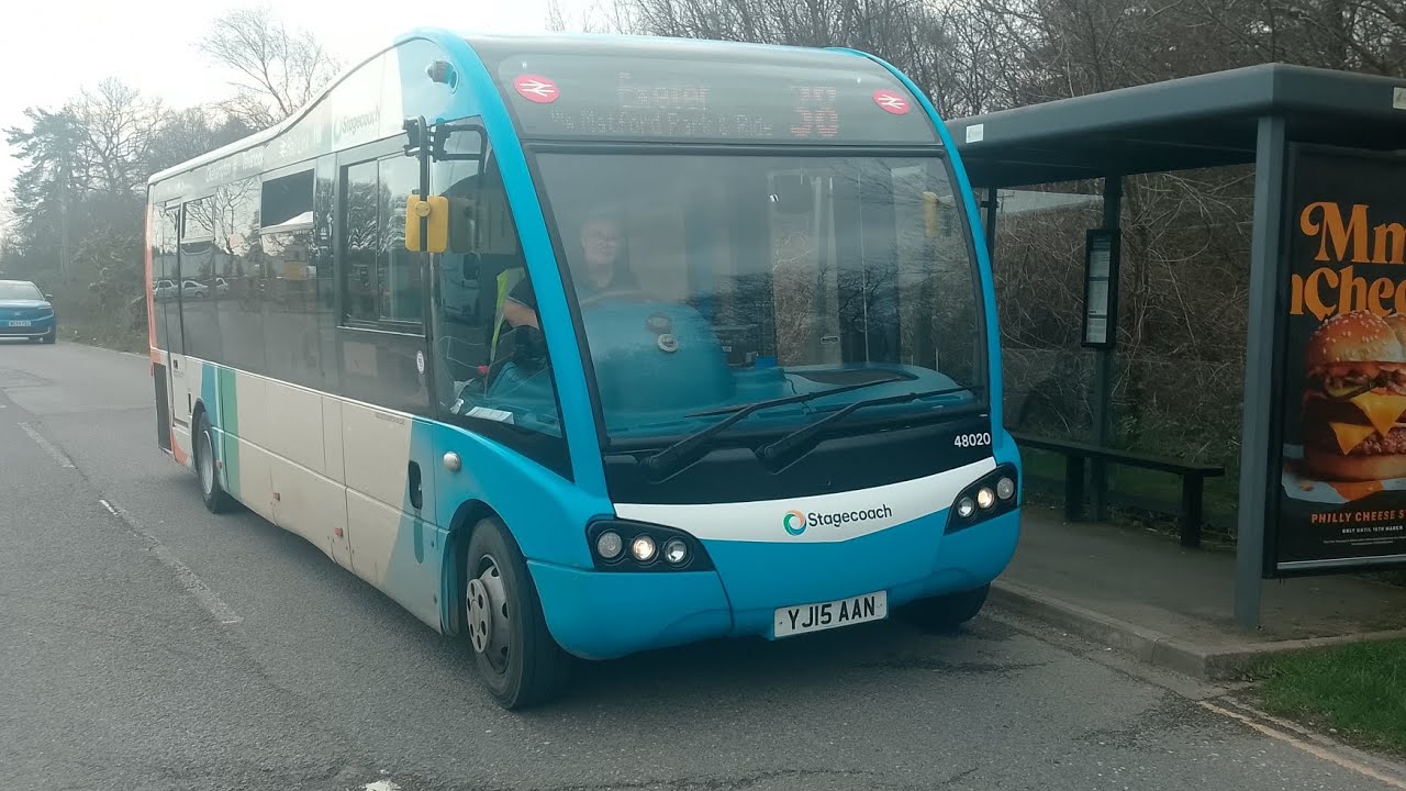 ***SUPER RARE*** Stagecoach South West 48020, YJ15AAN, 38, to Plymouth. (2nd Video of 48020)