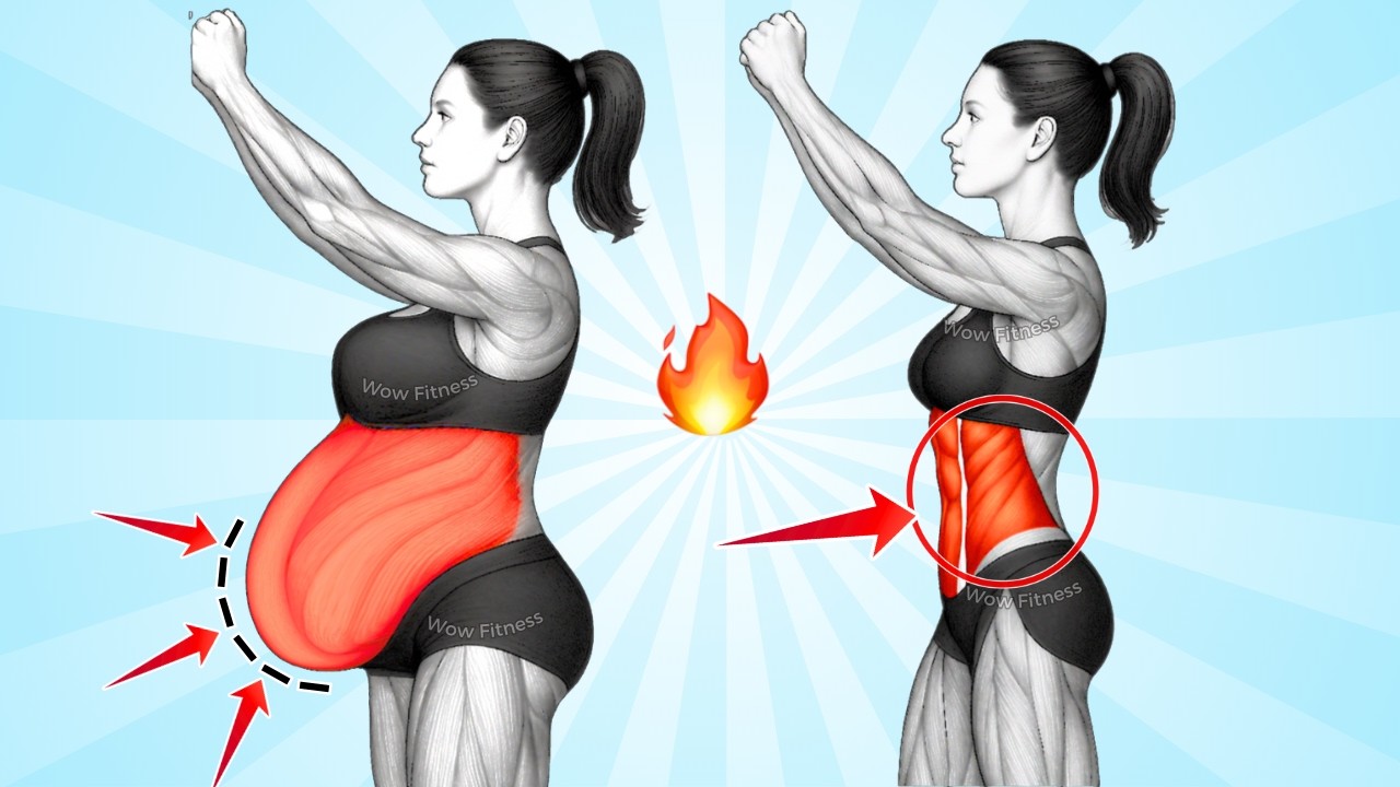 🔥Do This 30-MINUTE MORNING EXERCISE Everyday To Get Flat Stomach& Small Waist In 2 Week 🔥Women 50+
