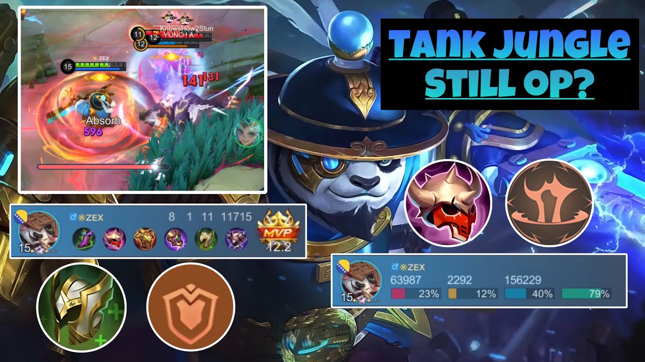 Как эффективно использовать танковых джанглеров в текущей мете | Mobile Legends