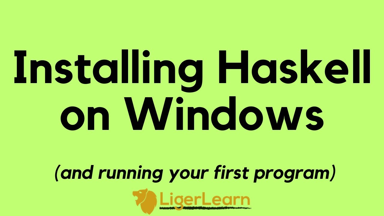 Установка Haskell на Windows 10