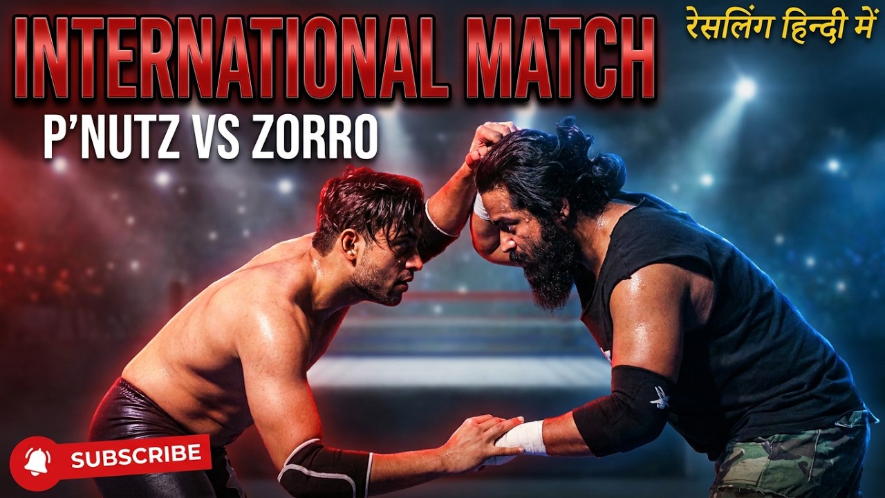 P'Nutz Bad Company (Thailand) vs Zorro (India) | International Indian Pro Wrestling Match