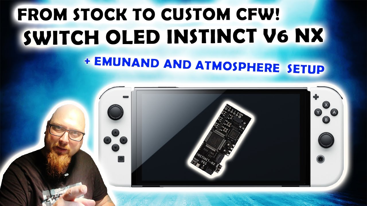 От стандартного к пользовательскому! Переключение OLED Instinct V6 NX + настройка Atmosphere EmuNAND
