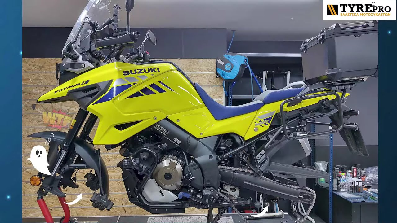 New Bridgestone Battlax Adventure Trail AT41 on Suzuki V-Strom 1050
