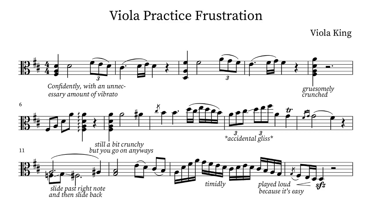 Viola Practice Frustration