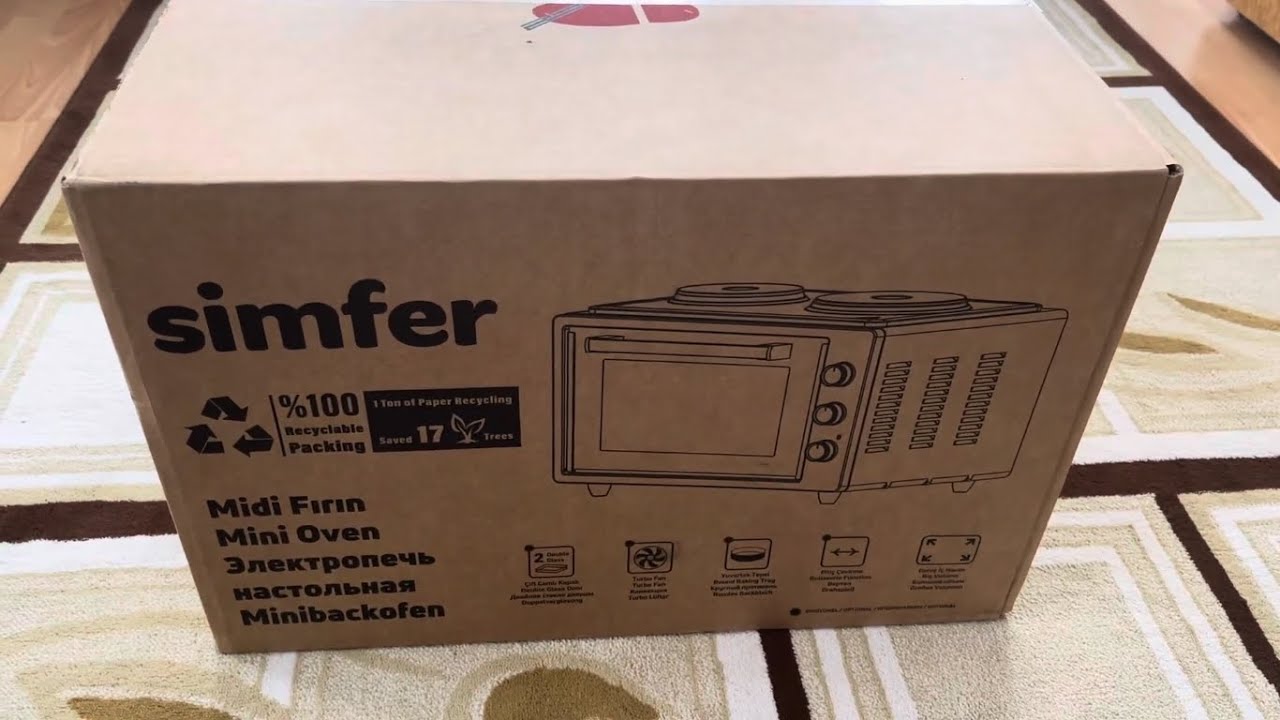 Zincir marketlere gelen Simfer Mini Fırın