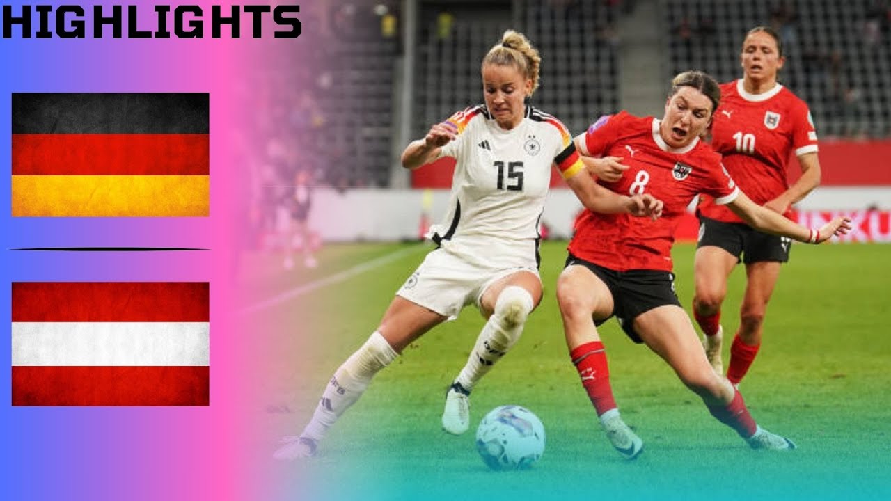 Germany v Austria | Women’s European Qualifiers 2025 - Match Highlights [German commentary]