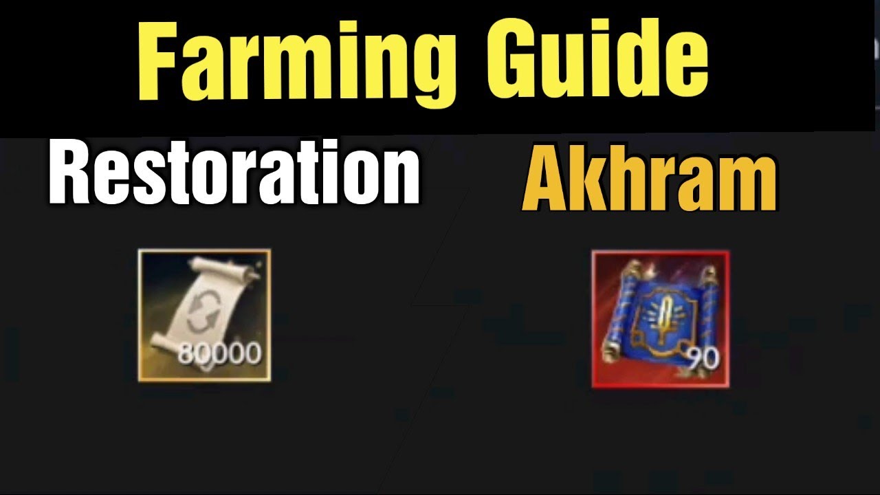 Black Desert Mobile Farming Guide: Восстановление, Валкс, Ахрам