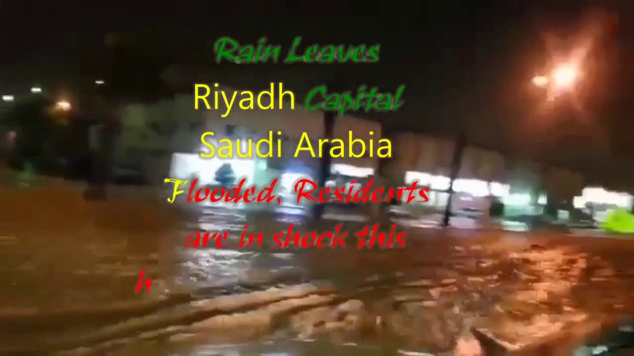 Riyadh Capital Saudi Arabia Flooded 16/11/2013