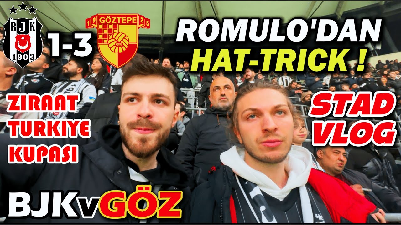 ROMULO'DAN HATTRICK! | BEŞİKTAŞ KUPADAN ELENDİ! | Beşiktaş 1-3 Göztepe | STAD VLOG | Maçın Hikayesi