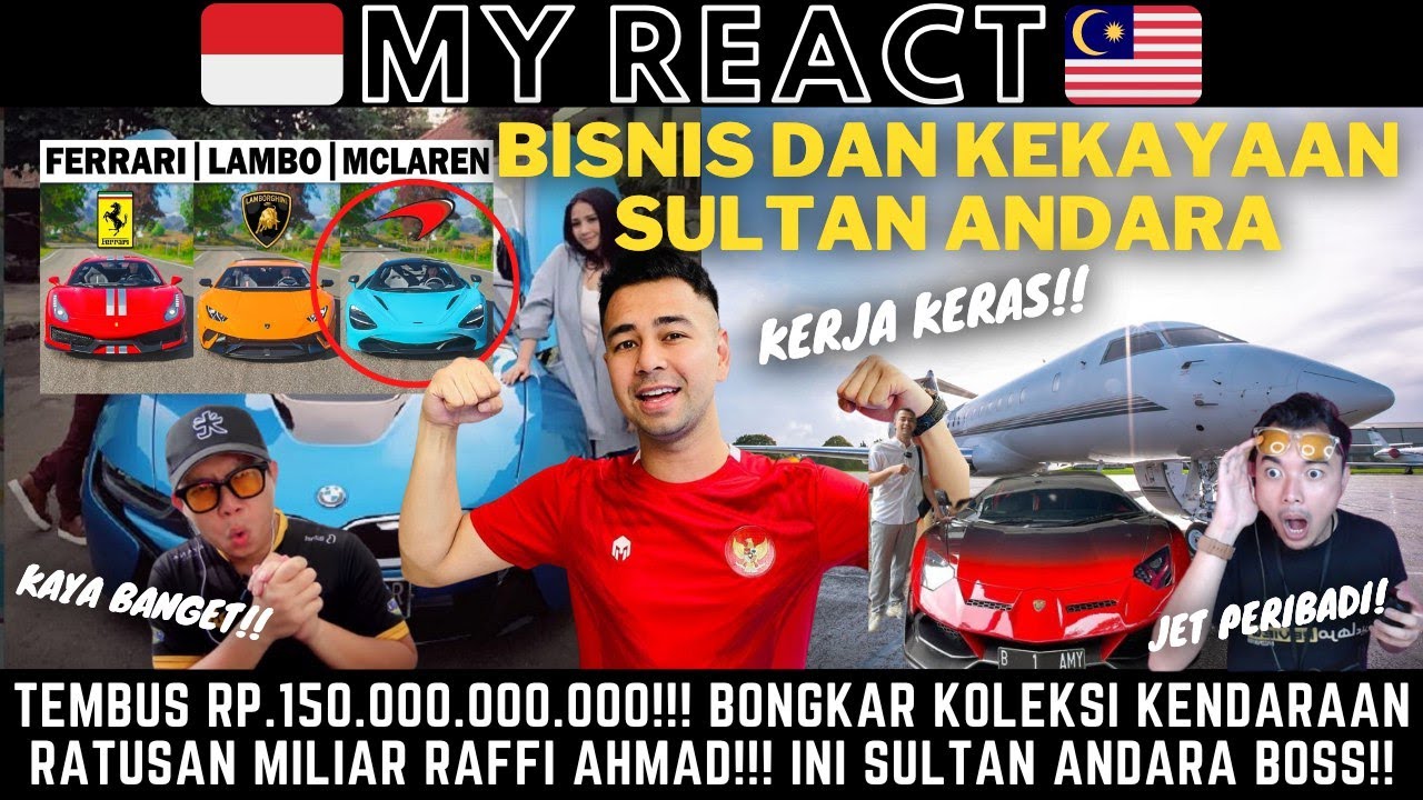 INSPIRASI BANGET!! SULTAN ANDARA! RAFI AHMAD PUNYA BISNIS YRILIUN DAN ADA JET MEWAH