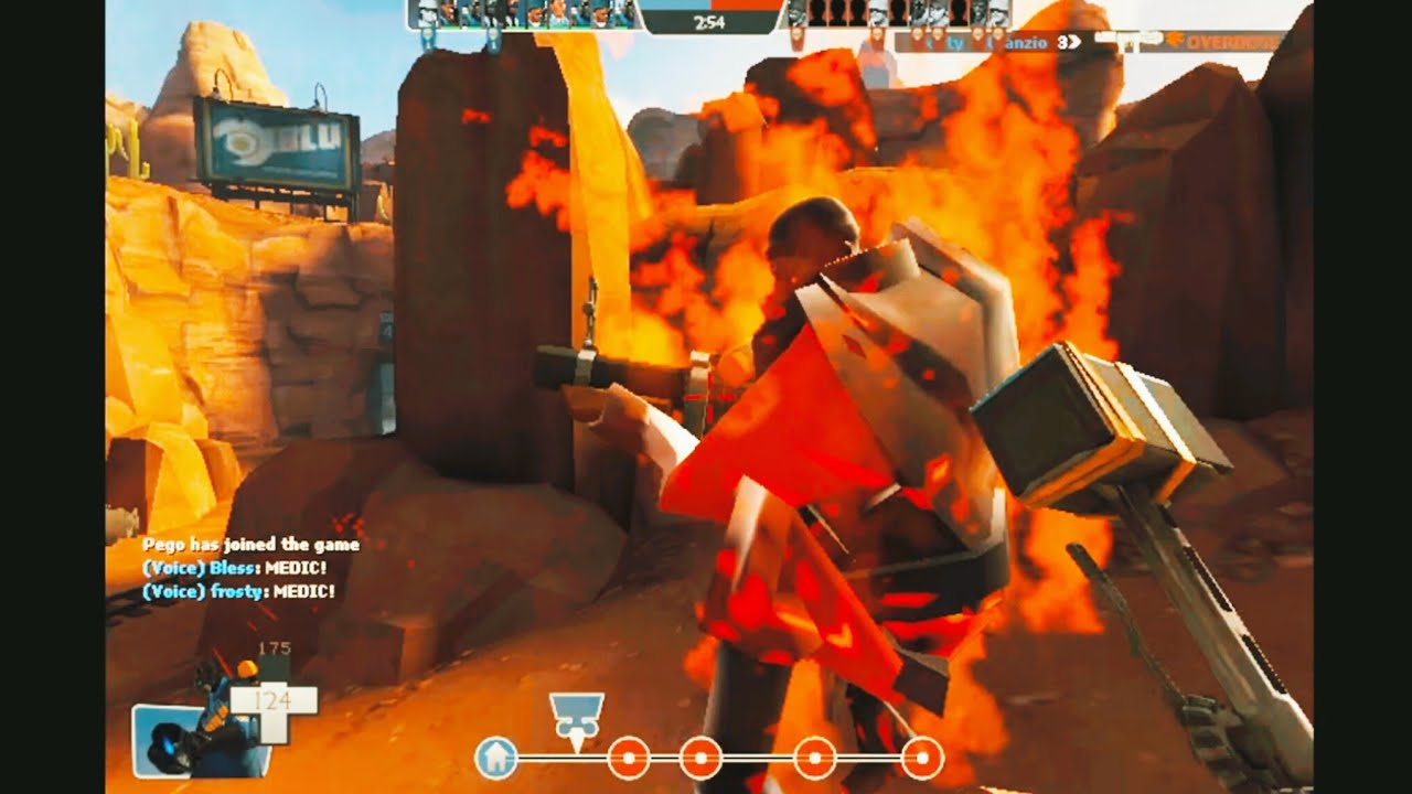 TF2 - Casual Gameplay Online (map:BADWATER_BASIN)