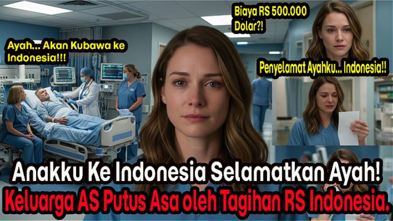 Berkat putrinya di Indonesia, ayah stroke terselamatkan. Keluarga AS ini menangis haru.