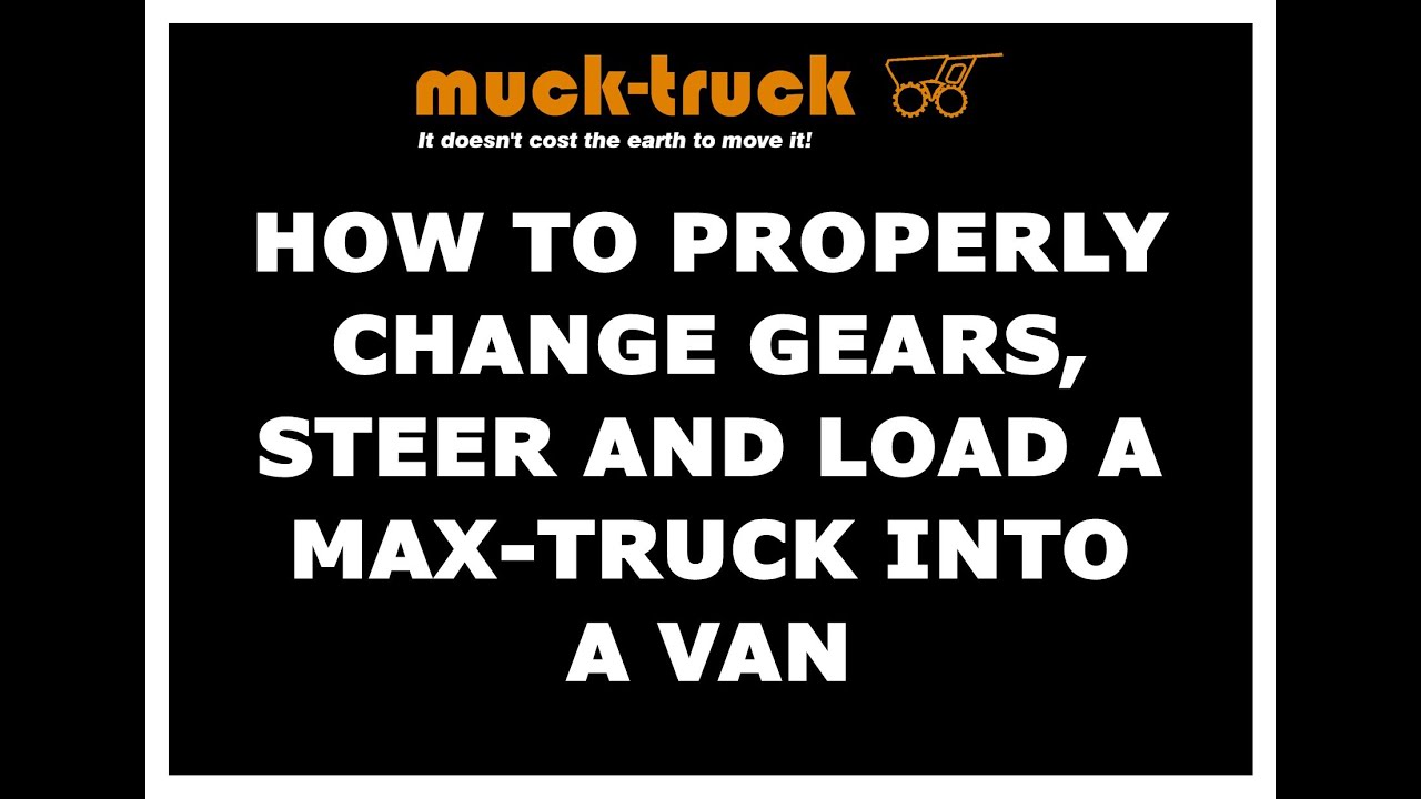Max-truck Changing Gears, Steering and Loading into a Van