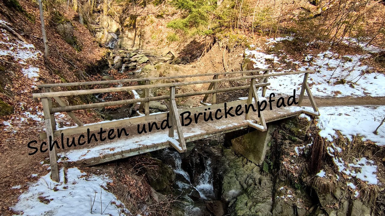 Schluchten und Brücken Pfad Winterberg