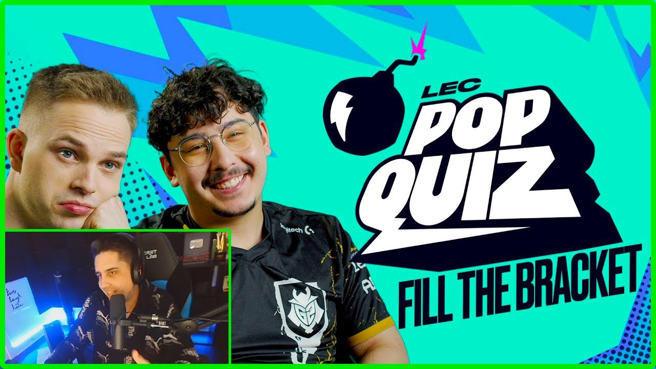 IWD PLAYS Fill the Bracket | LEC Pop Quiz